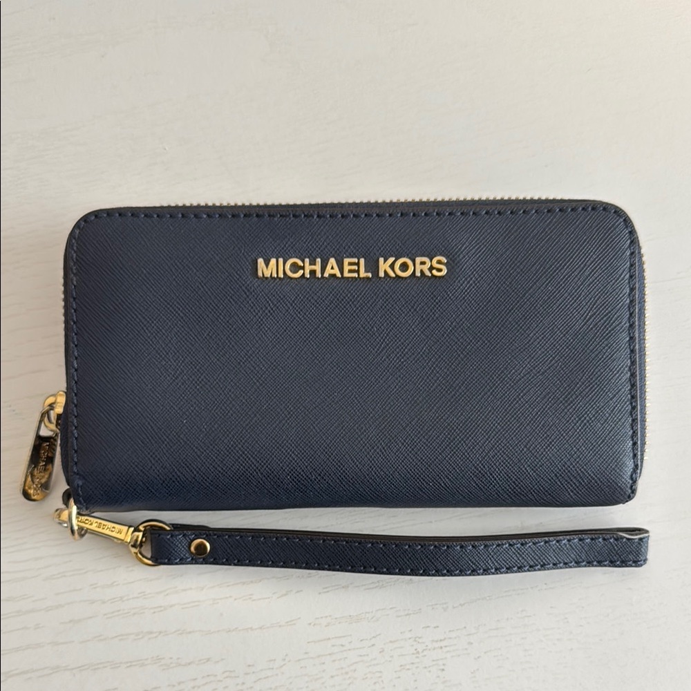 Michael Kors Navy Wallet/Wristlet
